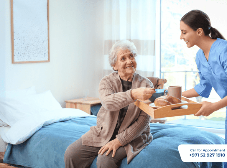Nurse at home in dubai